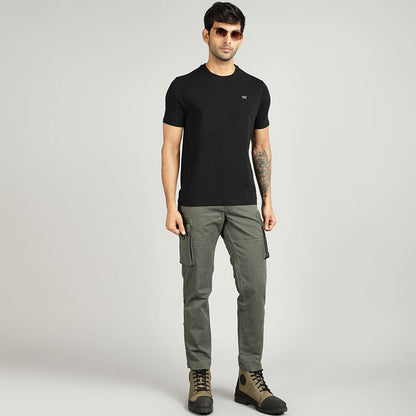ROYAL ENFIELD GREAT OUTDOORS REFLECTIVE TSHIRT BLACK