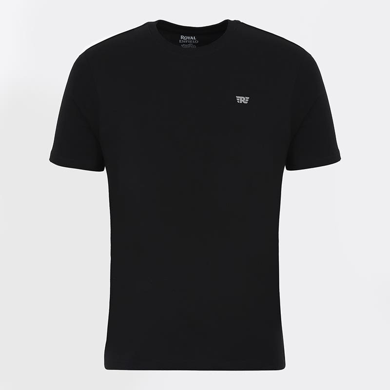 ROYAL ENFIELD GREAT OUTDOORS REFLECTIVE TSHIRT BLACK