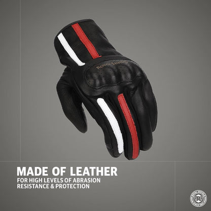 ROYAL ENFIELD GRITTY GLOVES BLACK / RED / WHITE