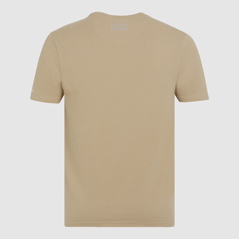 ROYAL ENFIELD HIGHWAY SIGNAGES T SHIRT LIGHT BROWN