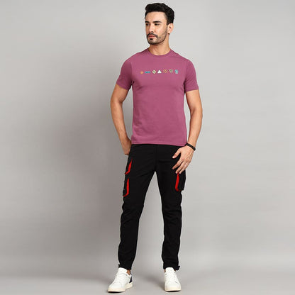ROYAL ENFIELD HIGHWAY SIGNAGES T SHIRT PURPLE