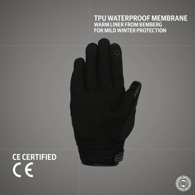 ROYAL ENFIELD INTREPID GLOVES GREY CAMO