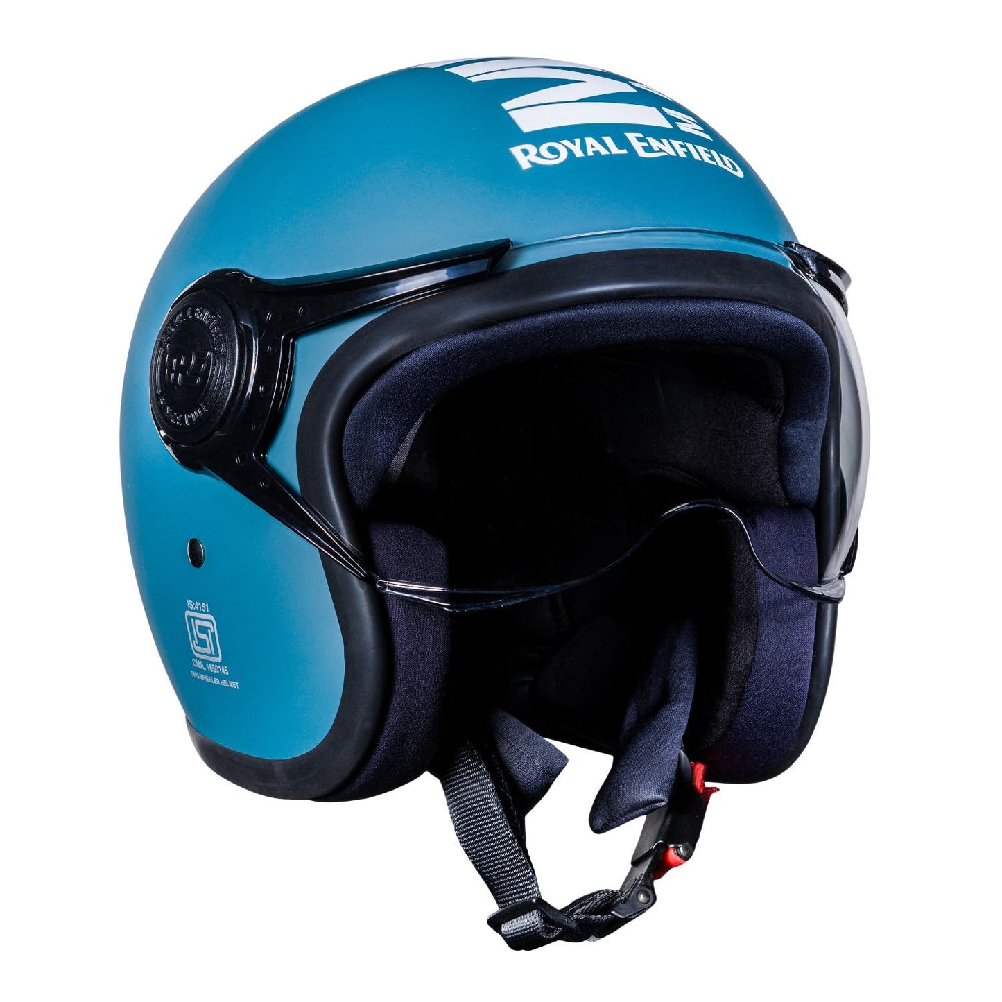 ROYAL ENFIELD JET OPEN FACE MLG HELMET MATT SQUADRON BLUE