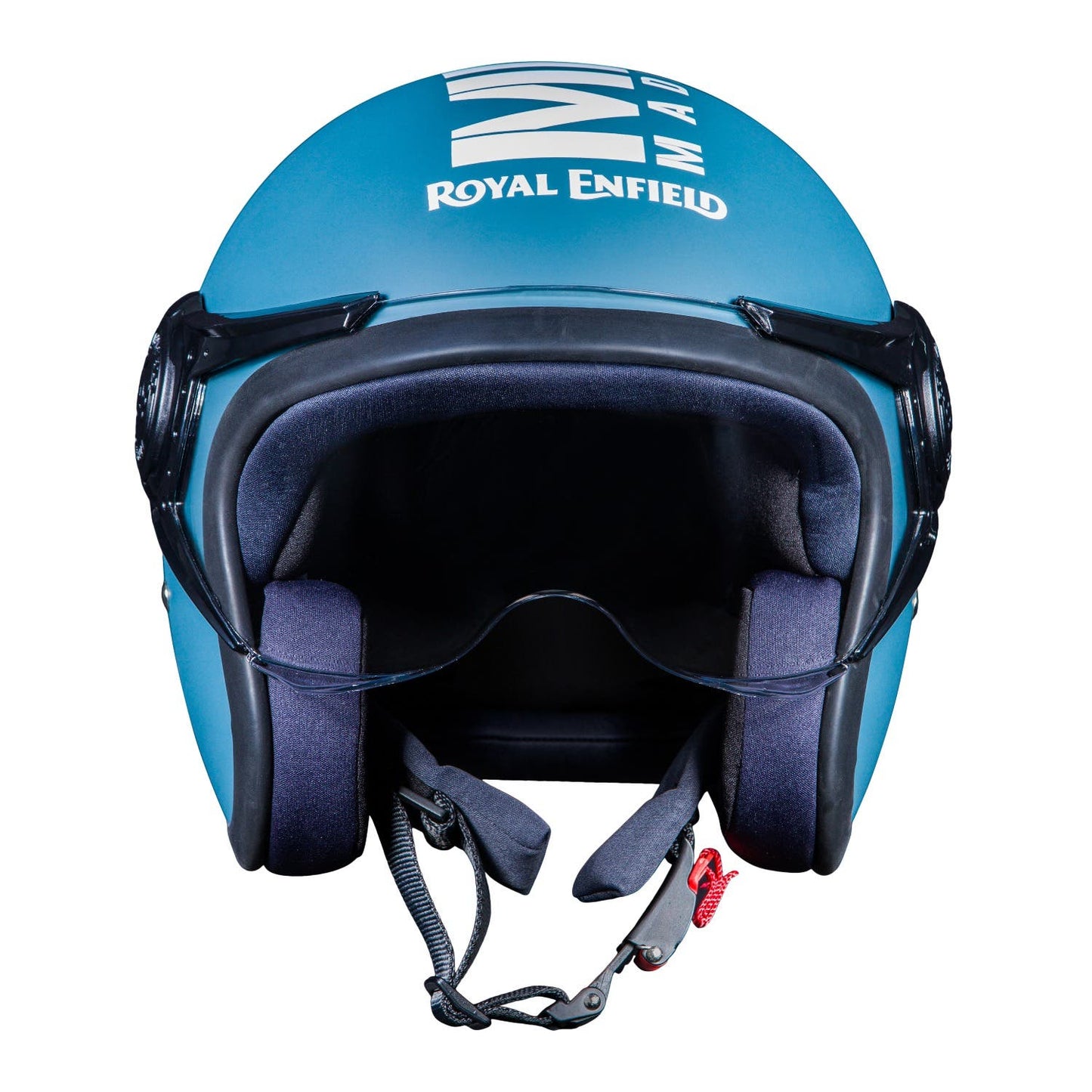 ROYAL ENFIELD JET OPEN FACE MLG HELMET MATT SQUADRON BLUE