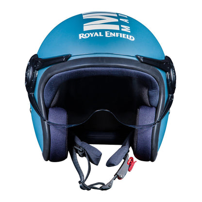 ROYAL ENFIELD JET OPEN FACE MLG HELMET MATT SQUADRON BLUE