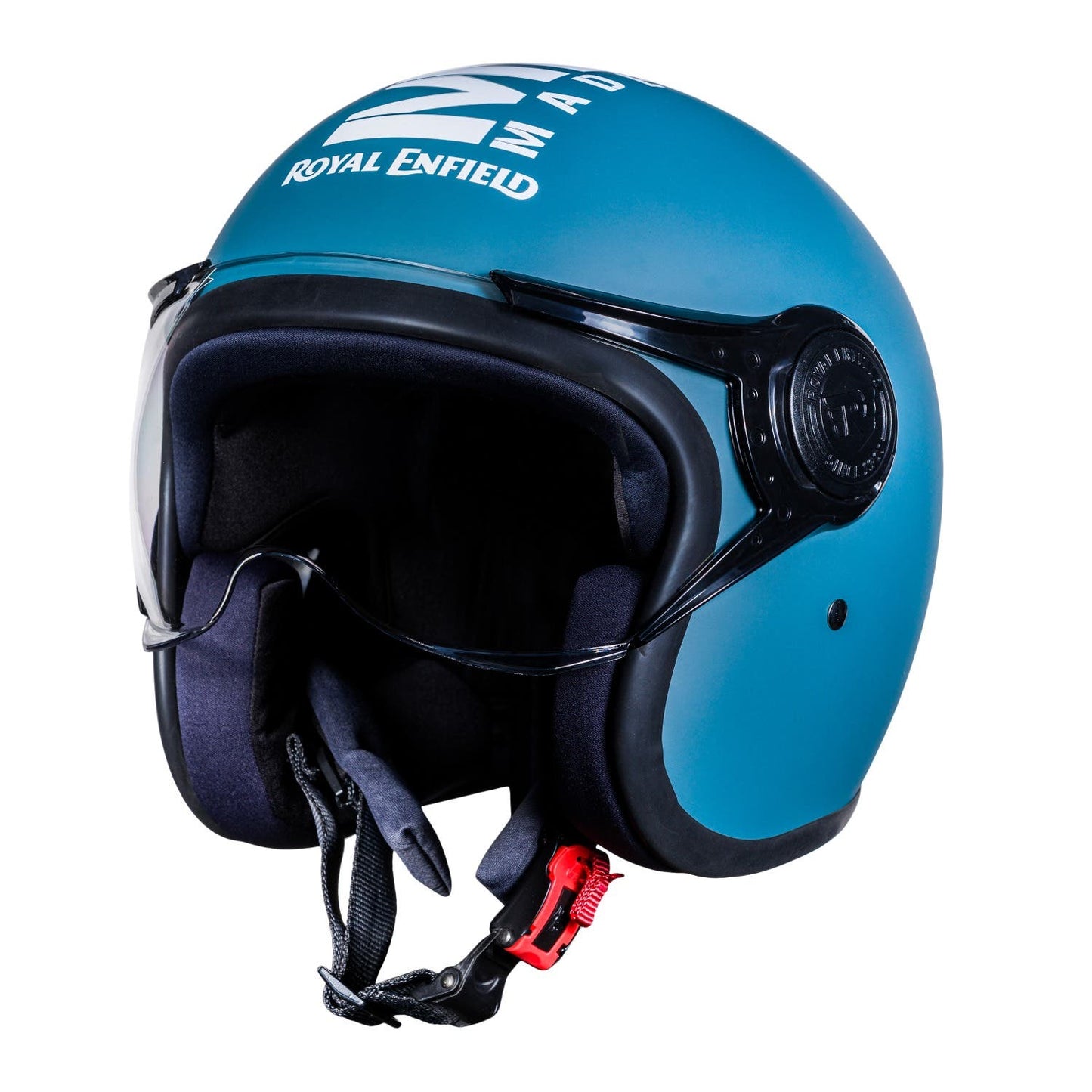 ROYAL ENFIELD JET OPEN FACE MLG HELMET MATT SQUADRON BLUE