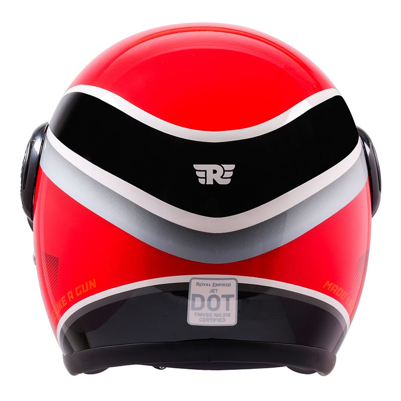 ROYAL ENFIELD JET OPEN FACE SONIC HELMET RED