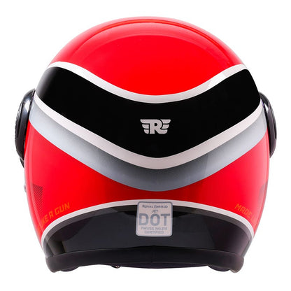 ROYAL ENFIELD JET OPEN FACE SONIC HELMET RED