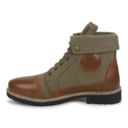 ROYAL ENFIELD KARGIL BOOTS LIGHT OLIVE & TAN