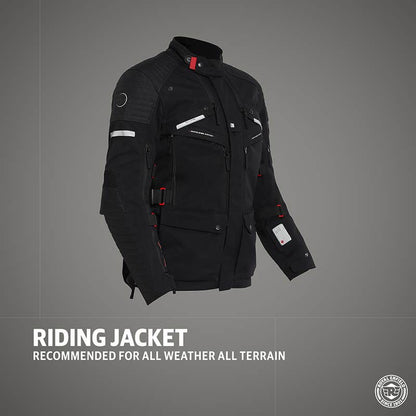 ROYAL ENFIELD NIRVIK V2 RIDING JACKET BLACK