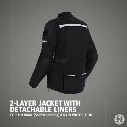 ROYAL ENFIELD NIRVIK V2 RIDING JACKET BLACK
