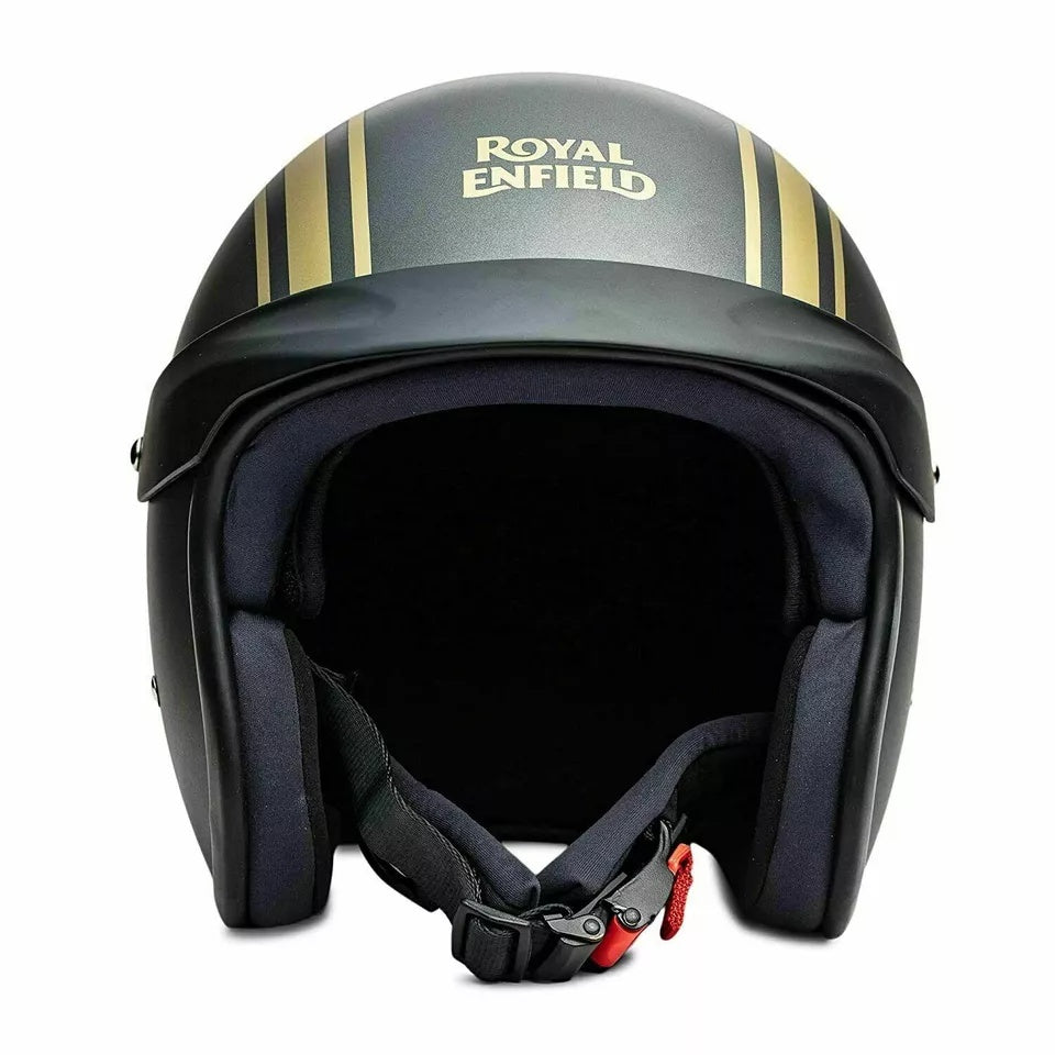 ROYAL ENFIELD Open Face with Peak Helmet ATHENA GREY