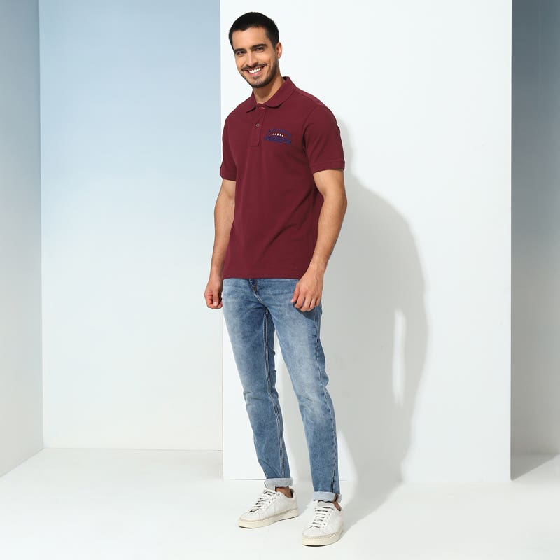 ROYAL ENFIELD REDDITCH MEN'S POLO T SHIRT