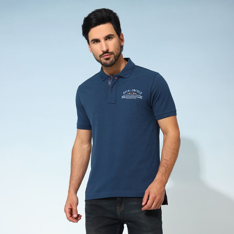 ROYAL ENFIELD REDDITCH MEN'S POLO T SHIRT