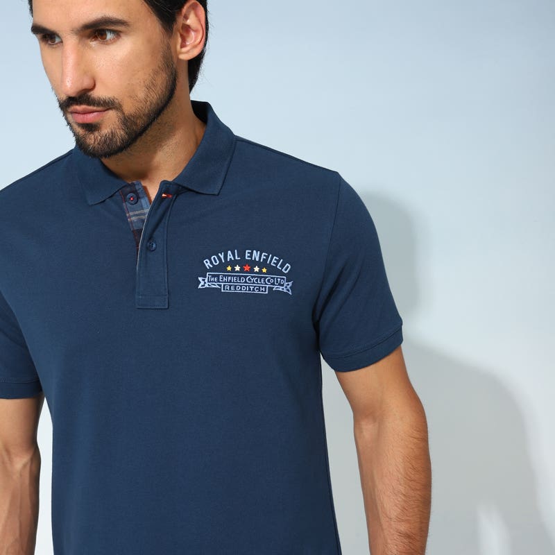 ROYAL ENFIELD REDDITCH MEN'S POLO T SHIRT