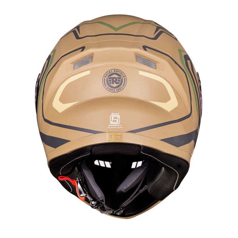 ROYAL ENFIELD STREET TROOPER SINGLE VISOR HELMET MATT DESERT STORM