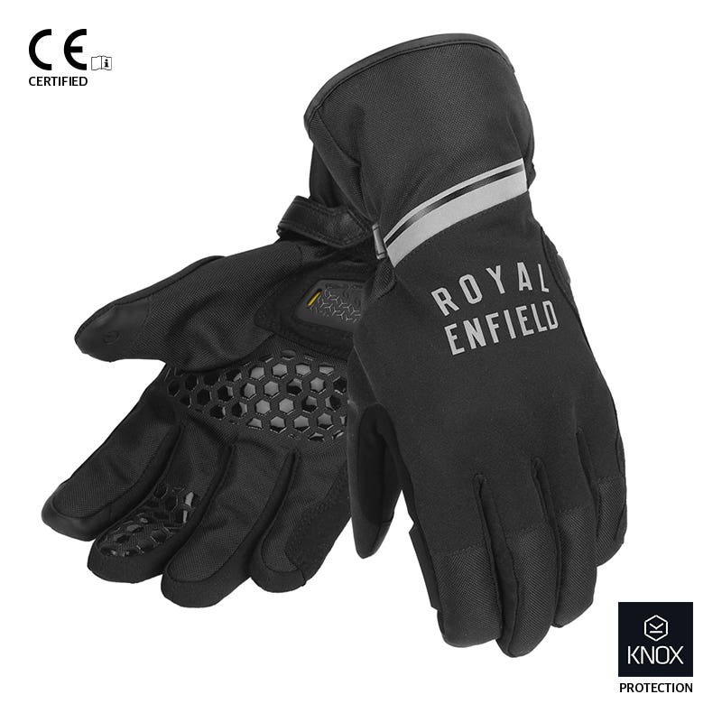 ROYAL ENFIELD STRIKER GLOVES BLACK