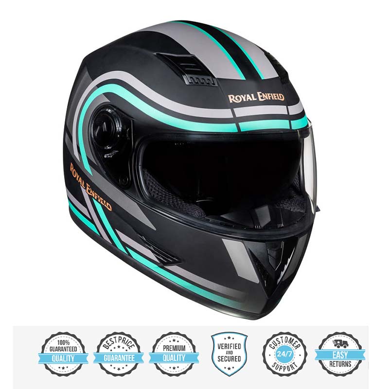 ROYAL ENFIELD STUNNER HELMET WITH DUAL VISOR MATT BLACK