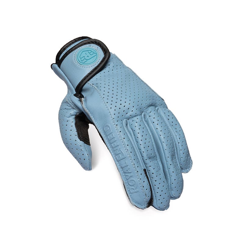 ROYAL ENFIELD SUMMER RIDING GLOVES BLUE