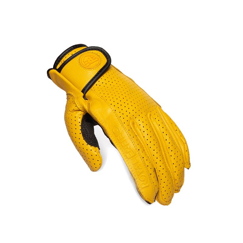 ROYAL ENFIELD SUMMER RIDING GLOVES YELLOW