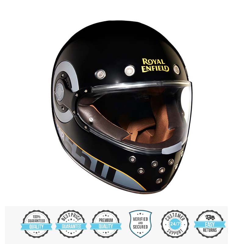 ROYAL ENFIELD SUPER METEOR 650 NH44 WAVE HELMET BLACK