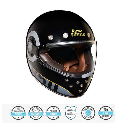 ROYAL ENFIELD SUPER METEOR 650 NH44 WAVE HELMET BLACK