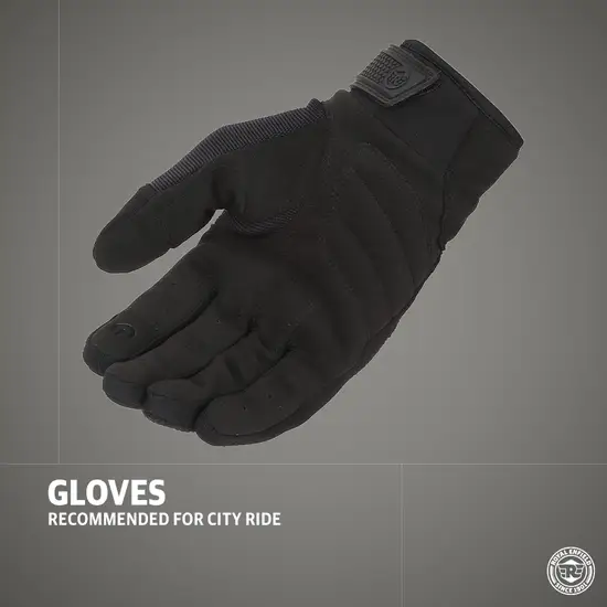 ROYAL ENFIELD URBAN HUSTLER V3 GLOVES  BLACK 2XL