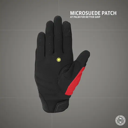 ROYAL ENFIELD URBAN HUSTLER V3 GLOVES RED