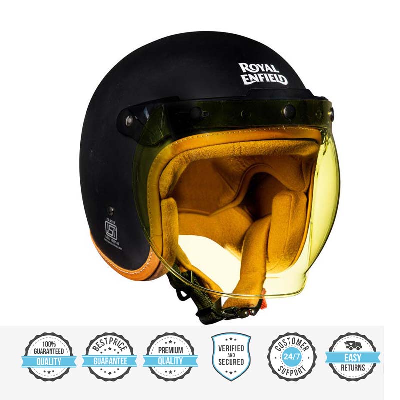 ROYAL ENFIELD URBAN RIDER HELMET MATT BLACK