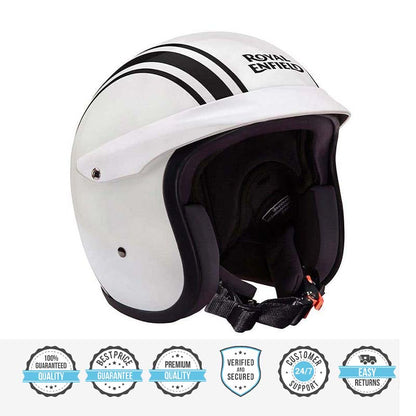 ROYAL ENFIELD SUN PEAK OPEN FACE LIGHTWEIGHT HELMET GLOSS WHITE