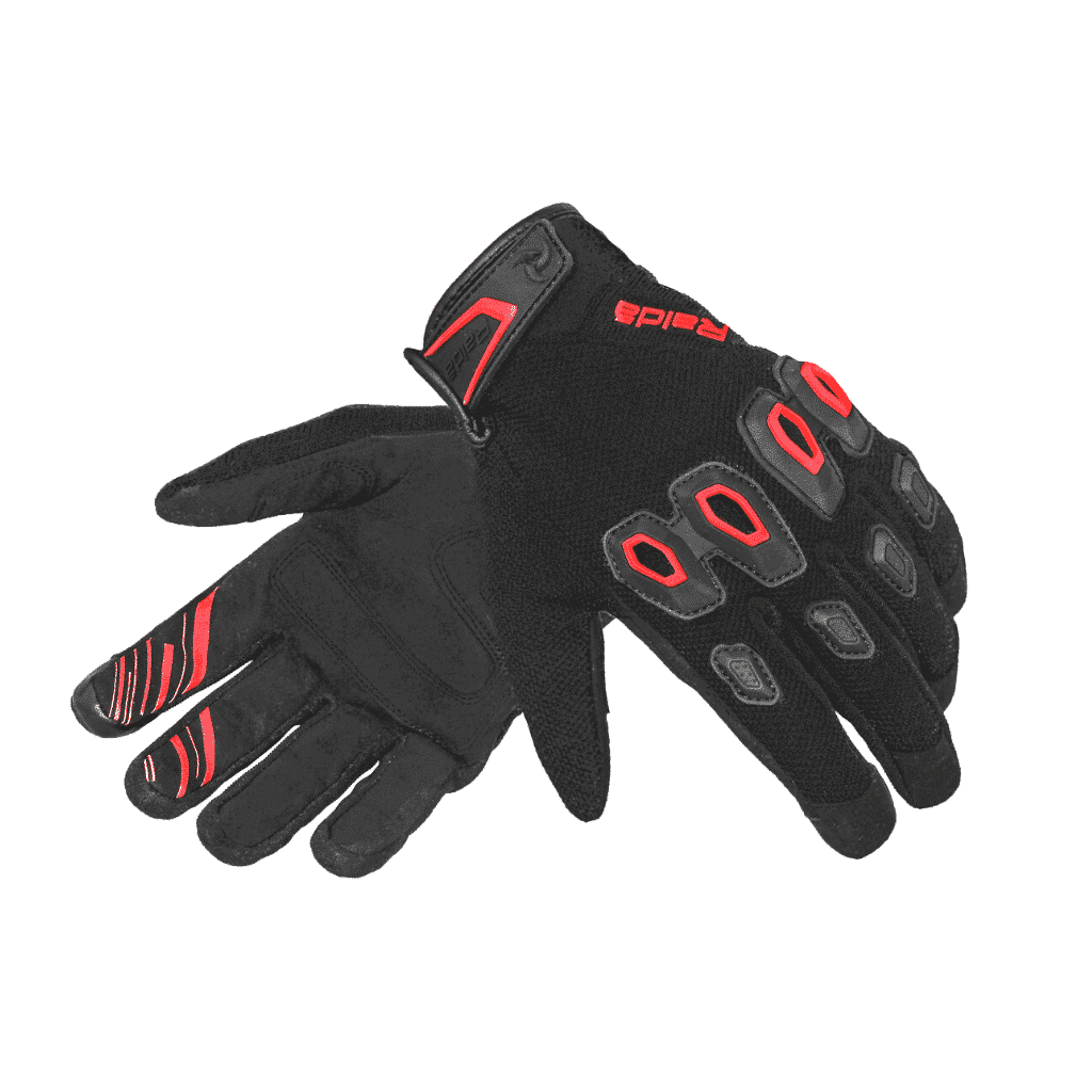 Raida Avantur MX Motorcycle Riding Gloves Red