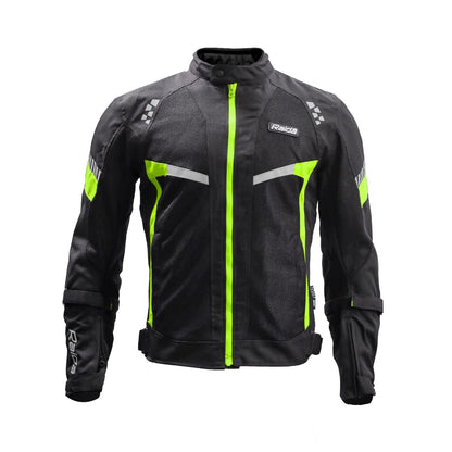 Raida BOLT Motorcycle Ridding Jacket CE Level 2 Armors  Abrasion Resistance Fabric Lightweight HIVIZ