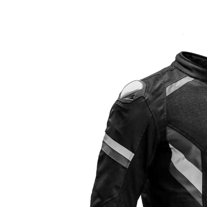 Raida Frigate Motorcycle Riding Jacket  CE Level 2 Armors Titanium Shoulder Sliders  Thermal & Rain Liner Included