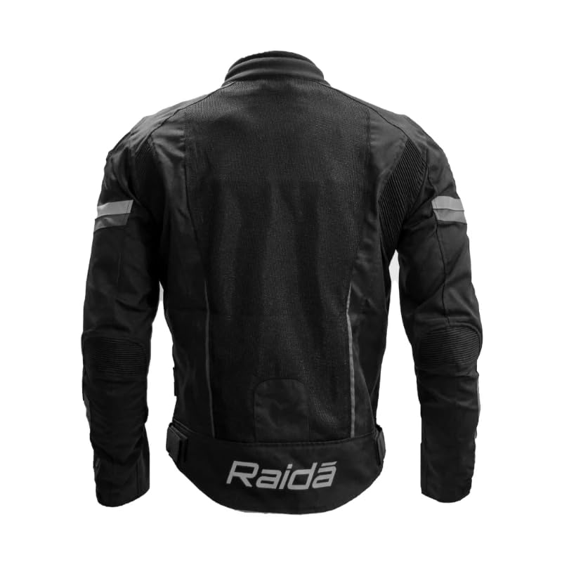 Raida Frigate Motorcycle Riding Jacket  CE Level 2 Armors Titanium Shoulder Sliders  Thermal & Rain Liner Included