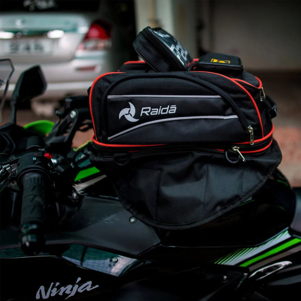 Raida GPS-Series Motorcycle Magnetic Tank Bag With Rain Cover Free
