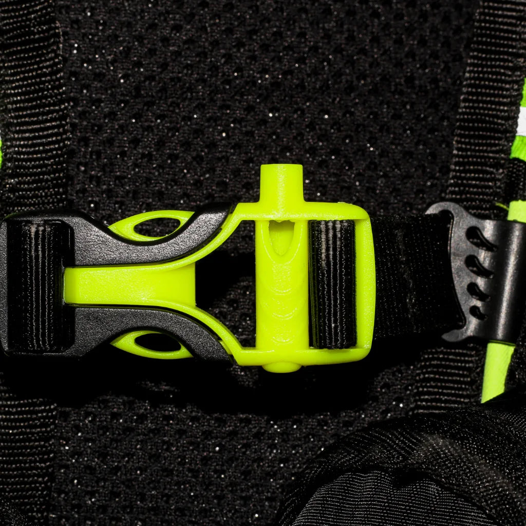 Raida Hydration Bag with 2L BPA-Free Bladder No Movement While Riding Ultra-Lightweight Multi-Compartment Hi-Viz