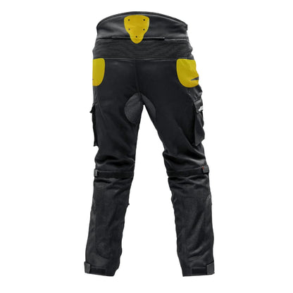 Raida Rover Motorcycle Riding Pant Level 2 Protection  Cargo Pockets Rain & Thermal Liner Included Black
