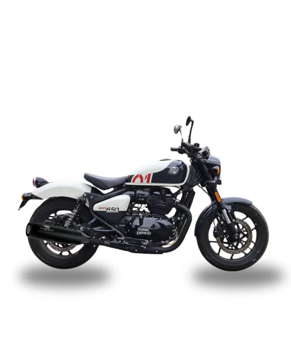 Red Rooster Performance Astral Exhaust for Royal Enfield Shotgun 650 - Black Finish