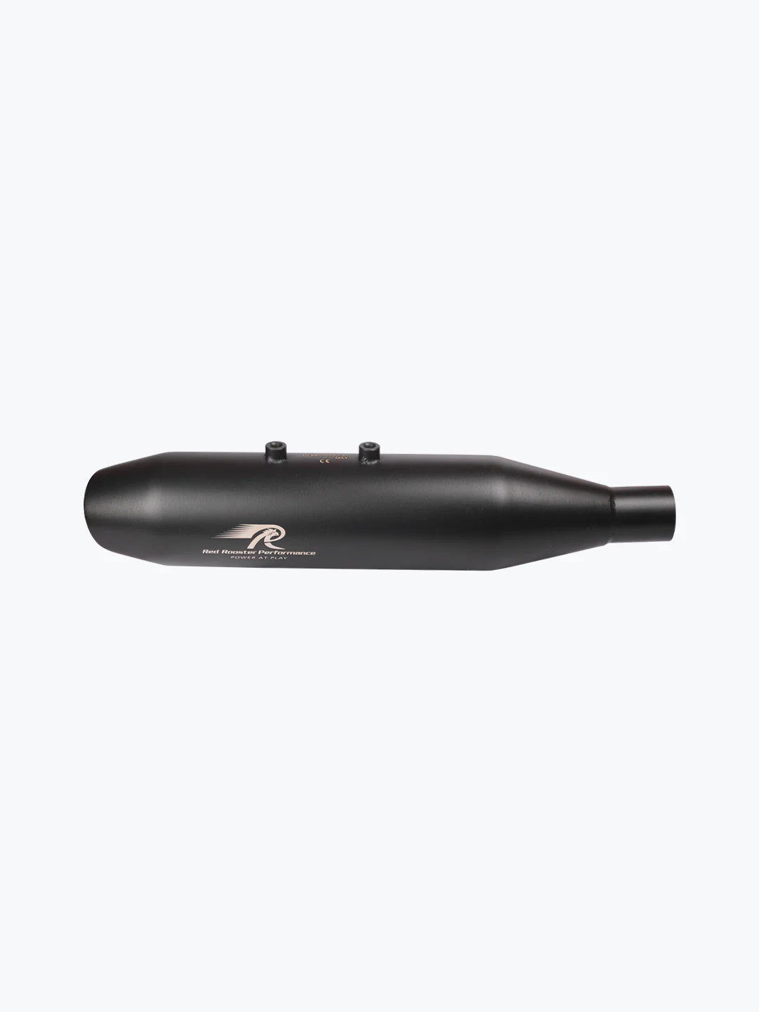 Red Rooster Performance Matte Black Rumbler Max Exhaust For Hunter 350