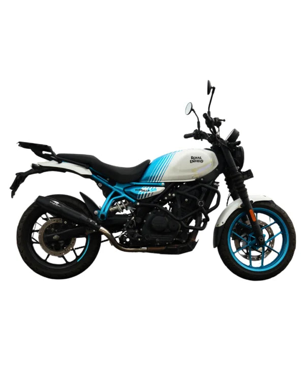 Red Rooster Performance Orion Exhaust For Royal Enfield Guerrilla 450 - Black Finish