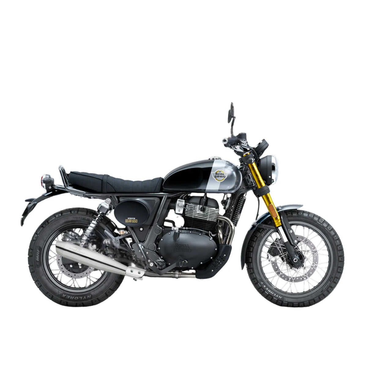 Red Rooster Performance Stellar X Exhaust for Royal Enfield Bear 650 - Polish Finish
