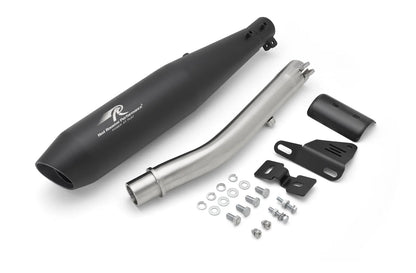 Red Rooster Performance Stellar X Exhaust for Royal Enfield Bear 650 - Black Finish