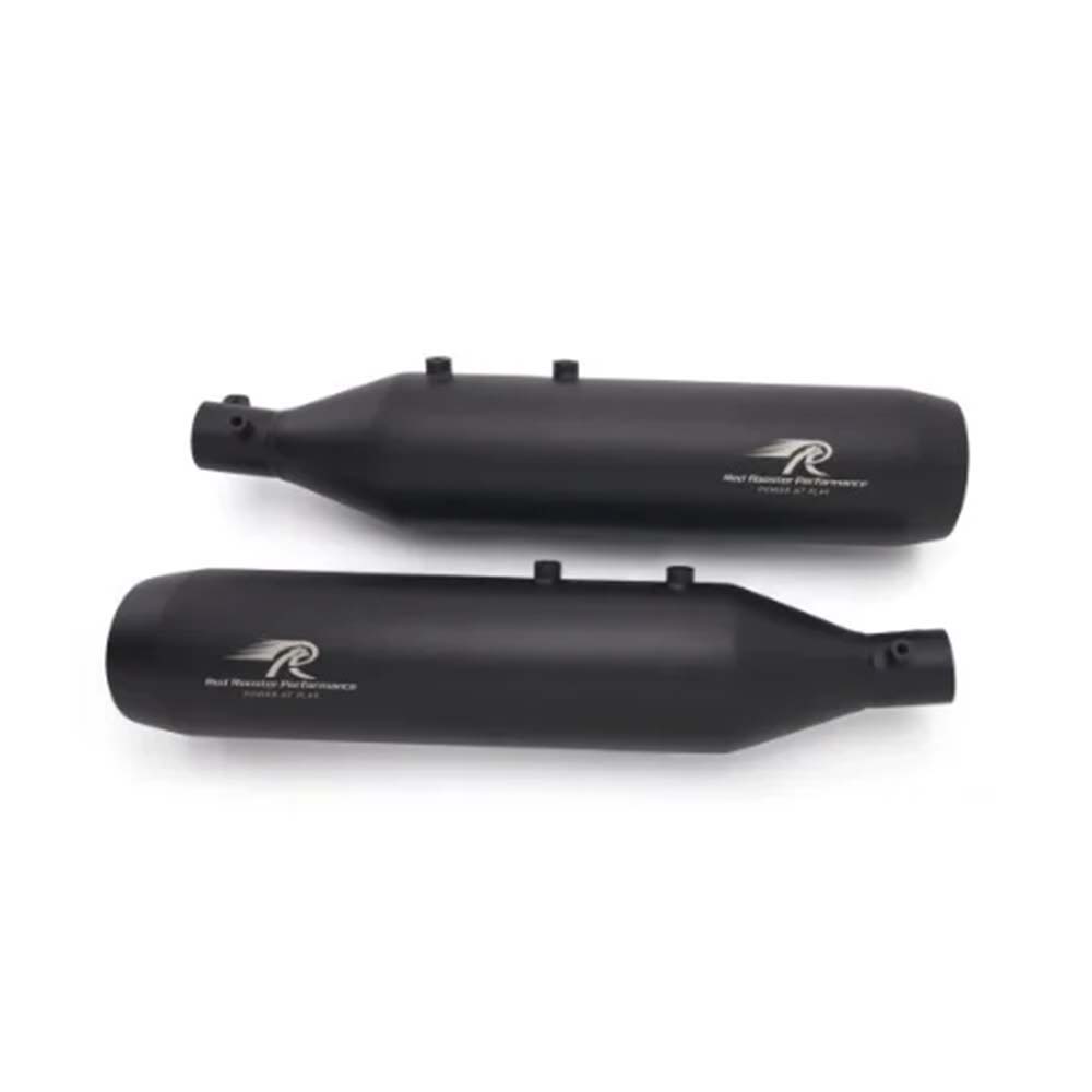 Red Rooster Astral Black Exhaust For Super Meteor 650