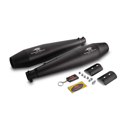 RED ROOSTER STELLAR EXHAUST SILENCER BLACK MATTE