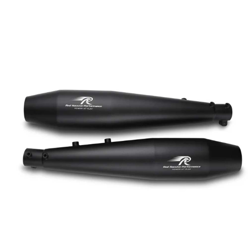 RED ROOSTER STELLAR EXHAUST SILENCER BLACK MATTE