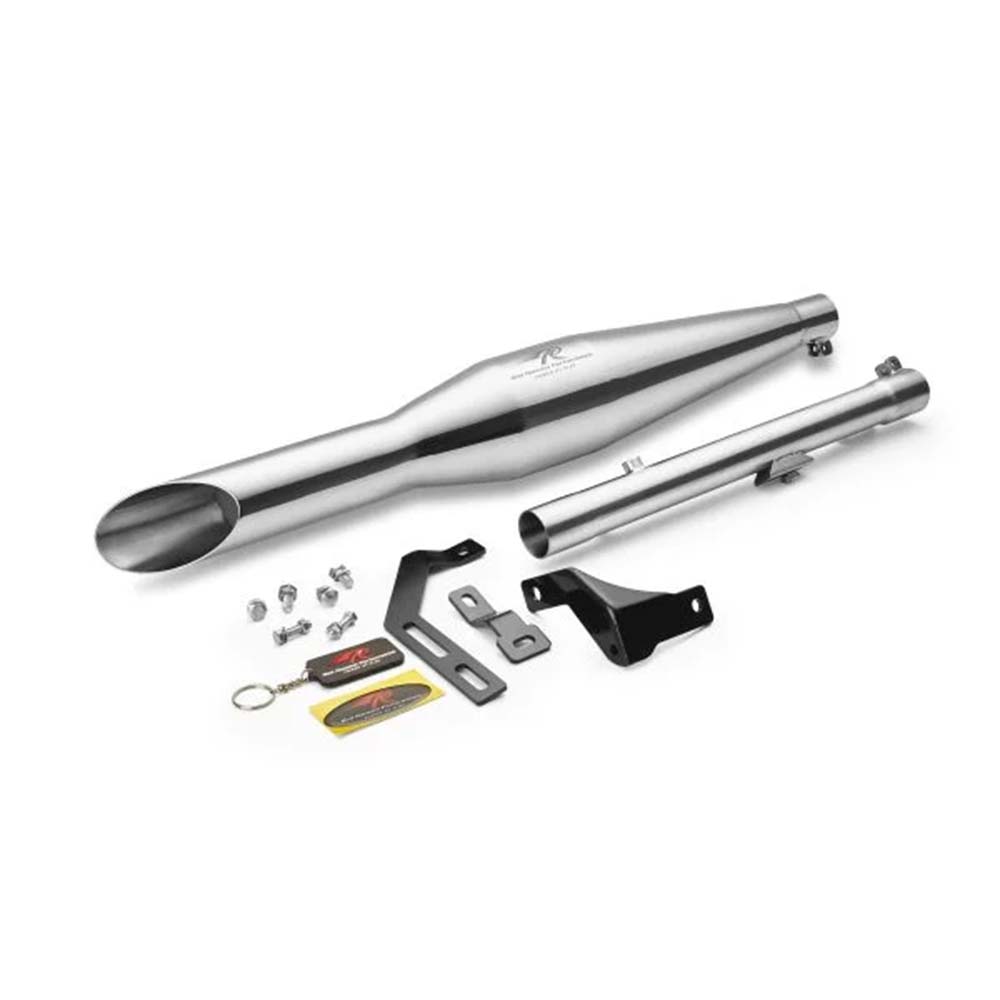 Red Rooster Rumbler Ace Polish Exhaust For New Classic 350 & Meteor 350