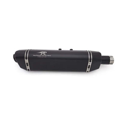 Red Rooster Vertex Matte Black Exhaust For Himalayan and Scram 411
