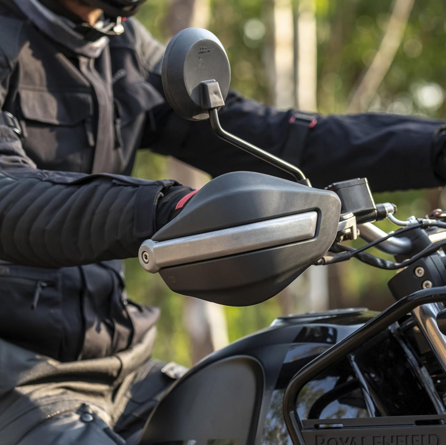 Royal Enfield Black Adventure Handguards For Himalayan, Scram, 411Classic & Bullet 350