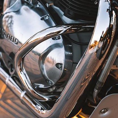 Royal Enfield Compact Engine Guard, Stainless Steel For Interceptor 650 ,Continental GT 650