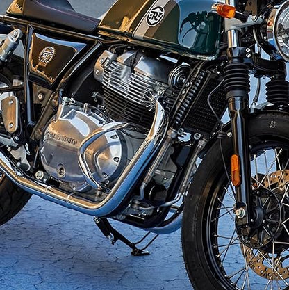 Royal Enfield Compact Engine Guard, Stainless Steel For Interceptor 650 ,Continental GT 650